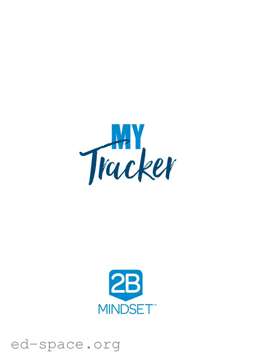 Blank 2B Mindset Tracker PDF Form