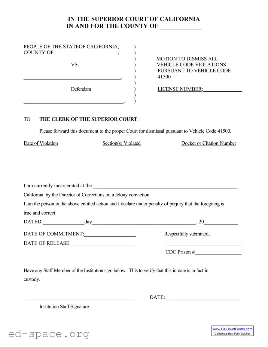 Blank 41500 PDF Form