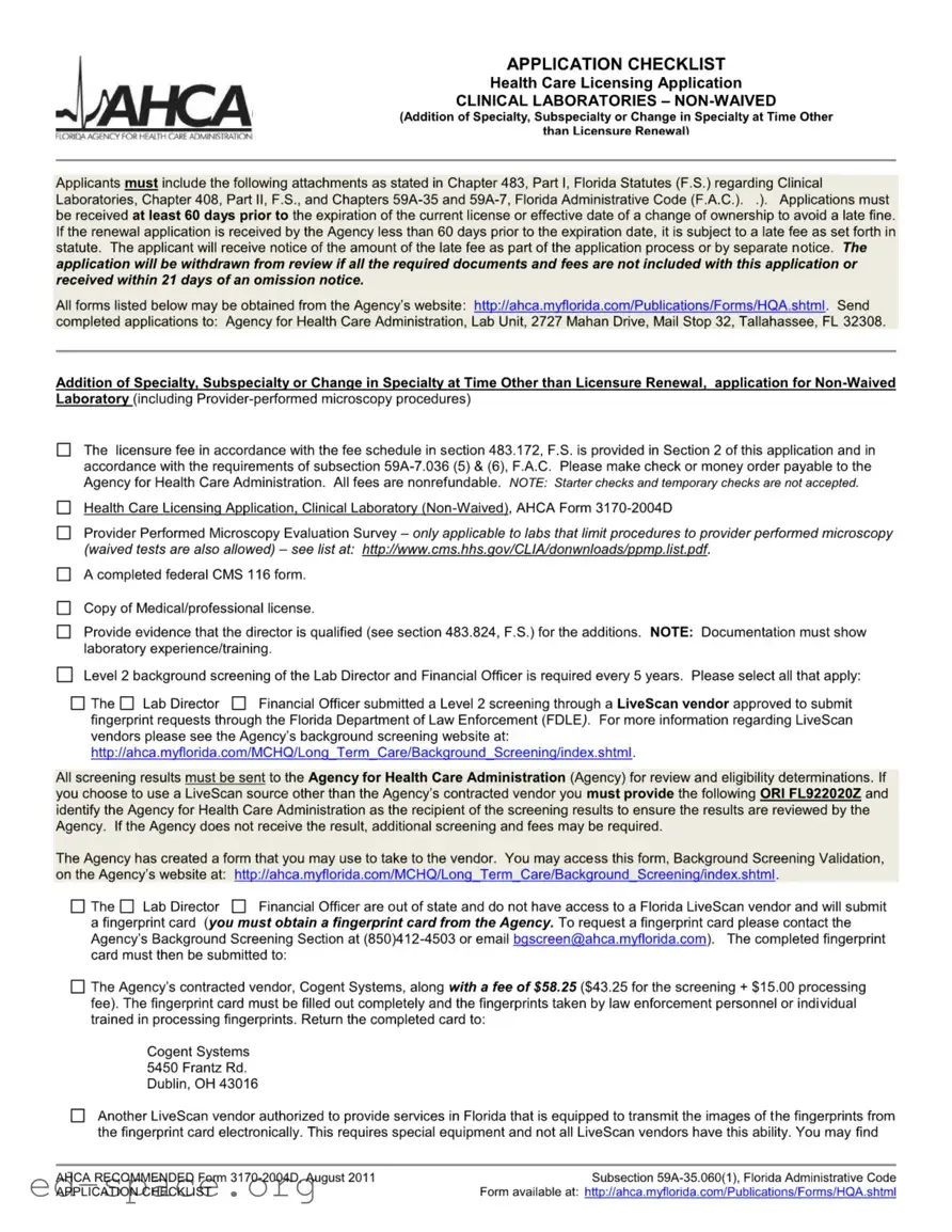 Blank Florida 3170 PDF Form