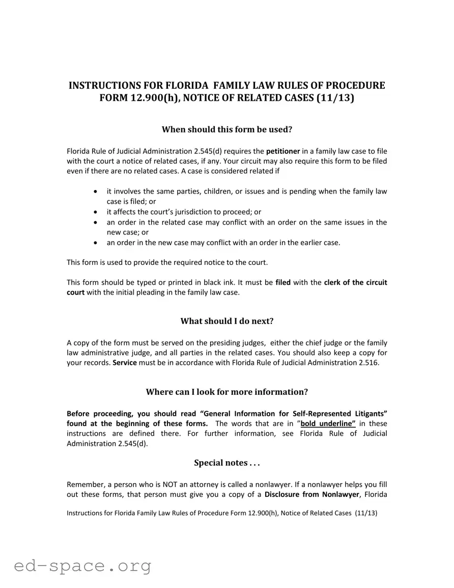 Blank Florida Procedure PDF Form