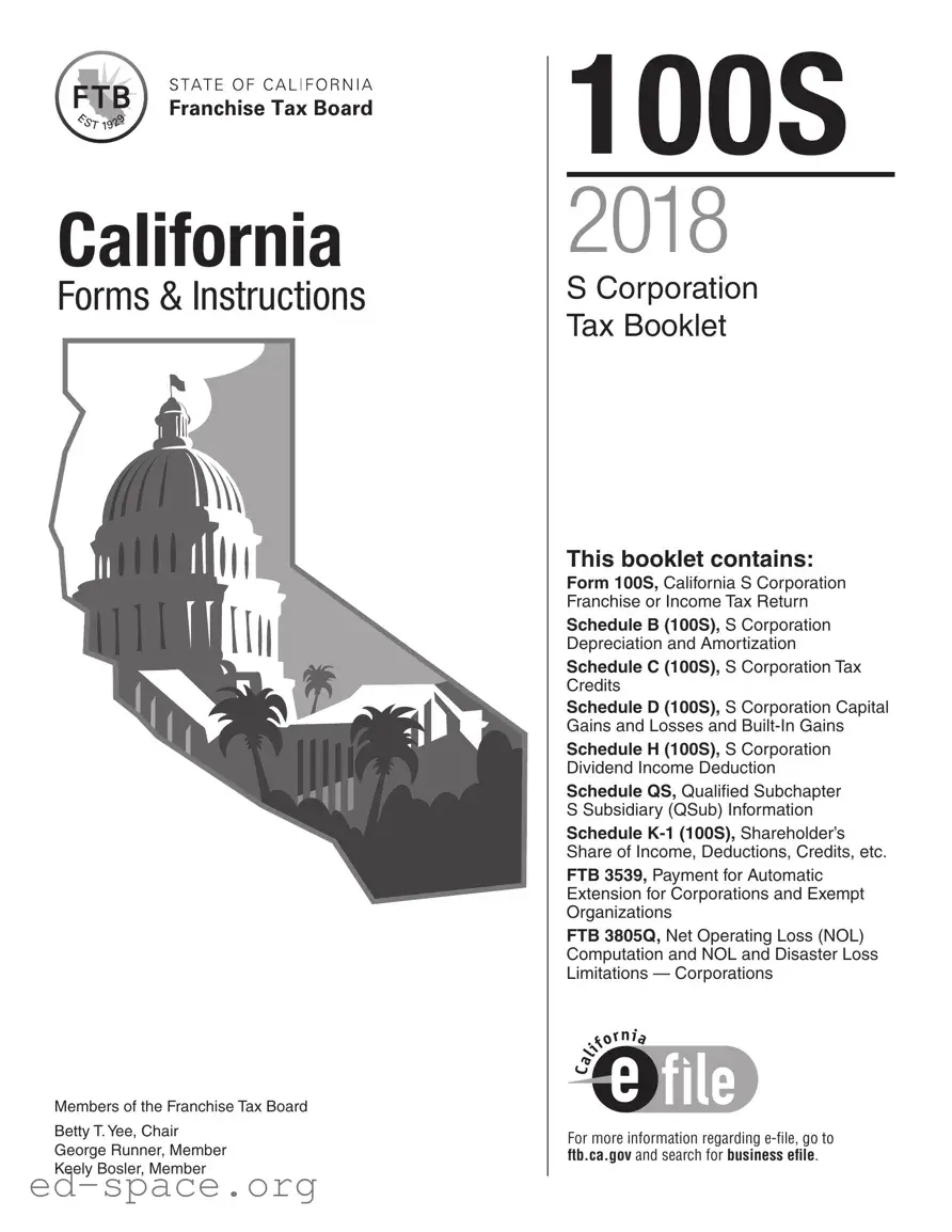 Blank California 100S PDF Form
