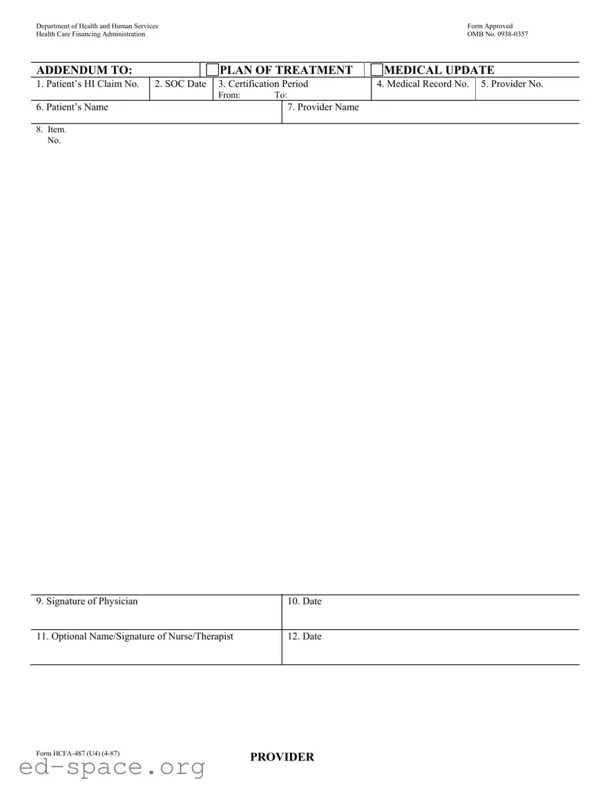 Blank Hcfa 487 PDF Form