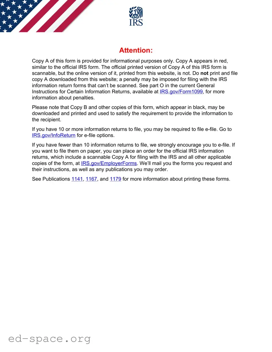 Blank IRS 1099-INT PDF Form