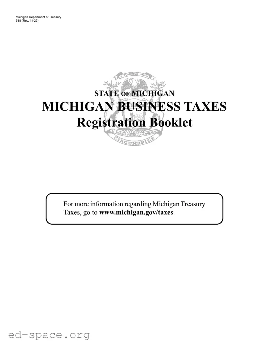 Blank 518 Michigan PDF Form