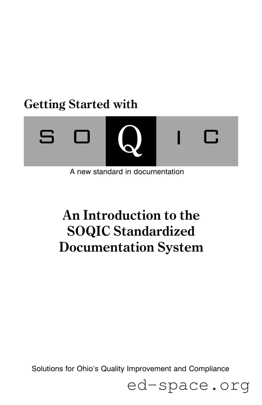 Blank Soqic Ohio PDF Form