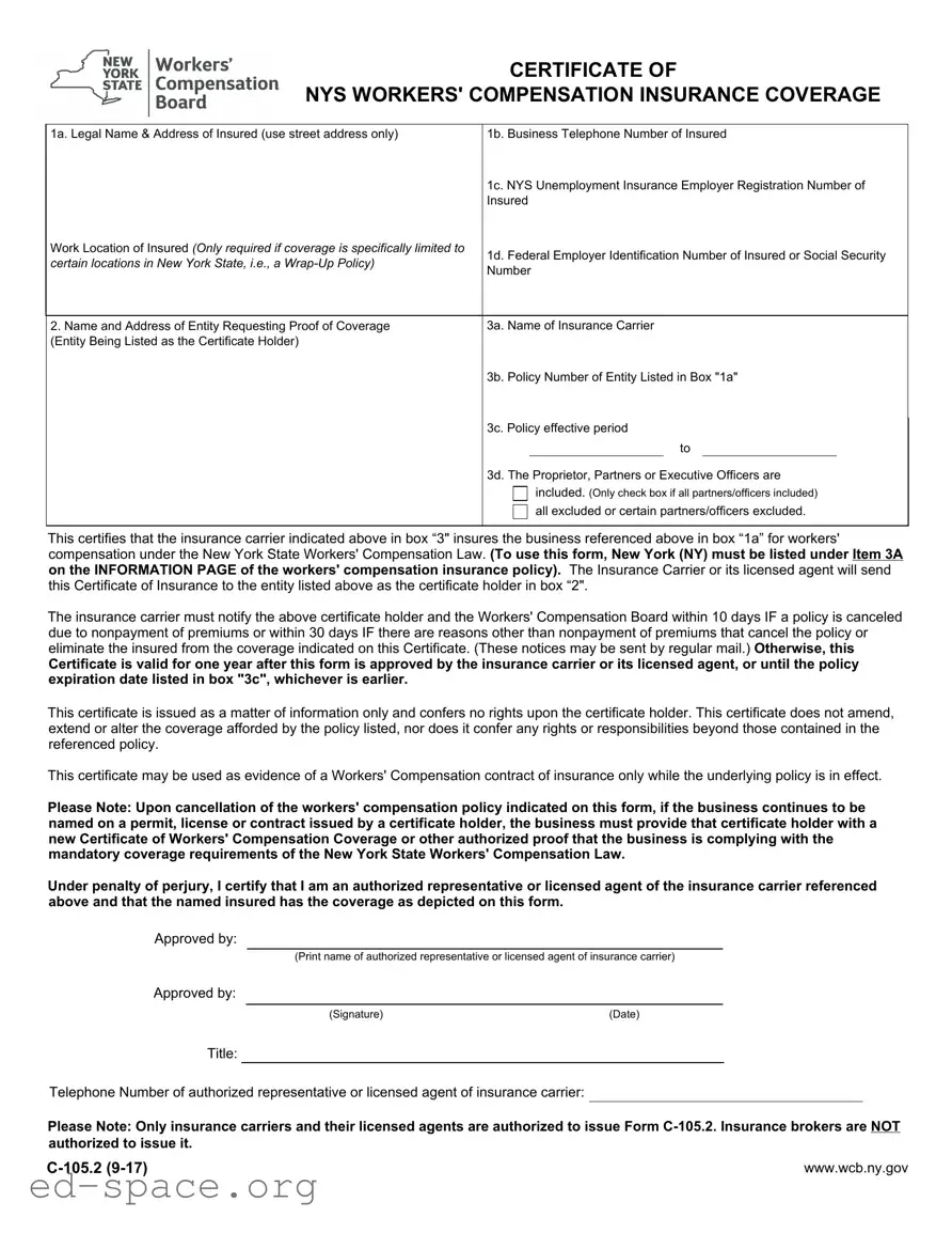 Blank C 105 2 PDF Form