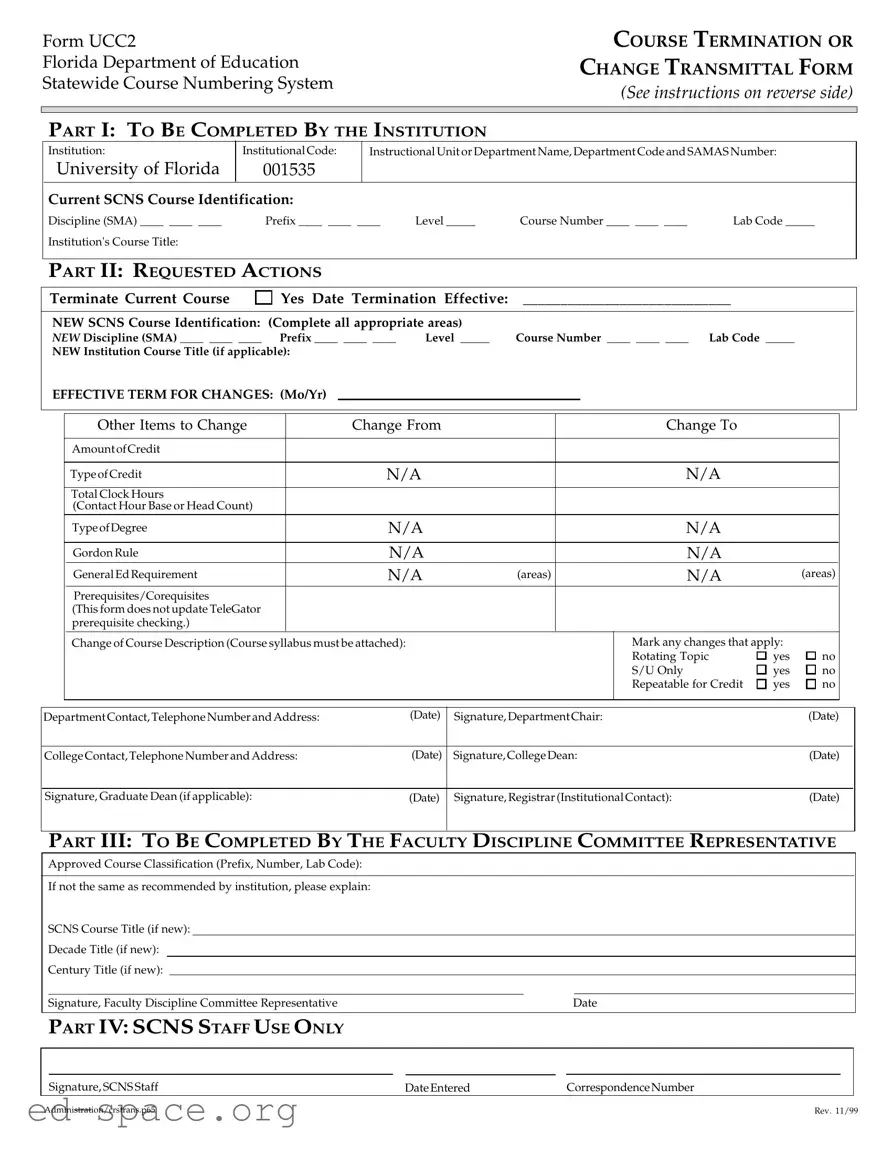 Blank Florida Ucc2 PDF Form