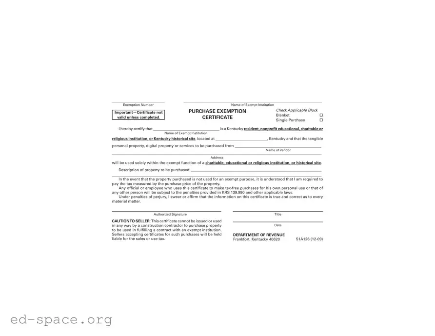 Blank 51A126 PDF Form